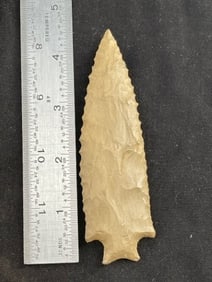 4 & 1/2" Buzzard Roost Indian Artifact Arrowhead