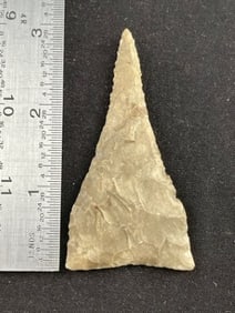 3" Drill Indian Artifact Arrowhead