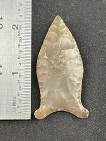 2 & 1/4" Clovis Indian Artifact Arrowhead