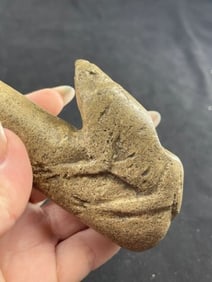 Stone Frog Effigy Pipe Indian Artifact Arrowhead