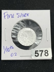 1/10th Ounce Fine Silver