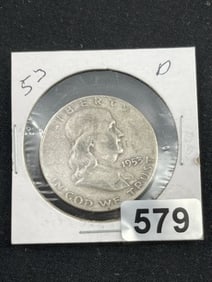 1953 Franklin Half Dollar Coin