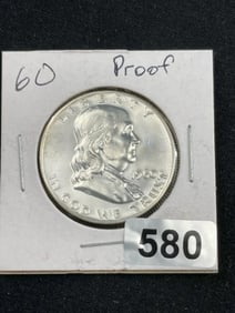 1960 Franklin Half Dollar Coin
