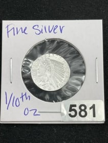 1/10th Ounce Fine Silver