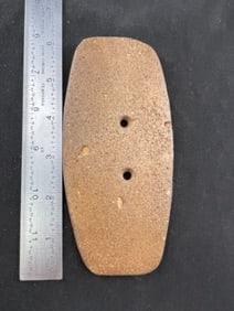 Gorget Indian Artifact Arrowhead