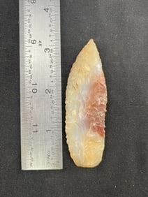 Agate Basin Indian Artifact Arrowhead