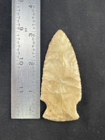 Side Notch Indian Artifact Arrowhead