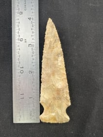Side Notch Indian Artifact Arrowhead