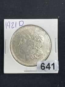 1921 D Morgan Silver Dollar Coin