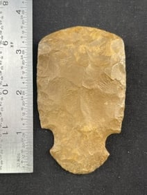Chipped Axe Indian Artifact Arrowhead