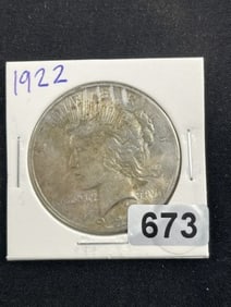 1922 Peace Silver Dollar Coin