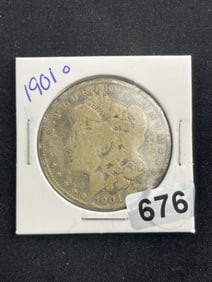 1901 O Morgan Silver Dollar Coin
