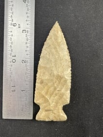 Side Notch Indian Artifact Arrowhead
