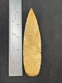 Agate Basin Indian Artifact Arrowhead
