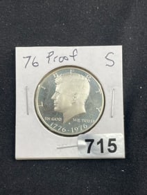 1976 S Proof Half Dollar Coin