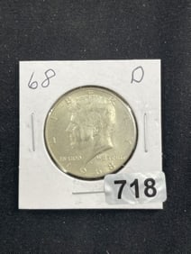 1968 Kennedy Half Dollar Coin
