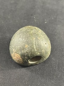 Miniature Bannerstone Indian Artifact Arrowhead