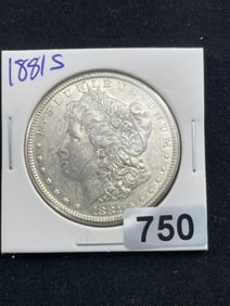 1881 S Morgan Silver Dollar Coin