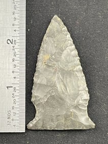 Side Notch Indian Artifact Arrowhead