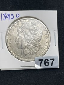 1890 O Morgan Silver Dollar Coin