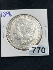 1896 Morgan Silver Dollar Coin