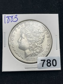 1883 Morgan Silver Dollar Coin