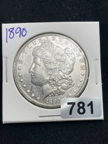 1890 Morgan Silver Dollar Coin