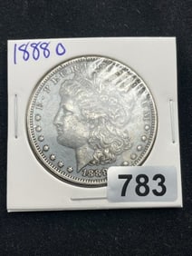 1888 O Morgan Silver Dollar Coin