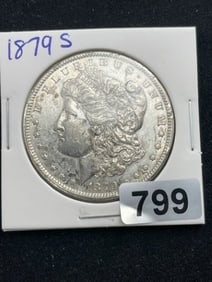 1879 S Morgan Silver Dollar Coin