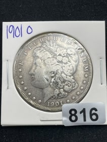 1901 O Morgan Silver Dollar Coin