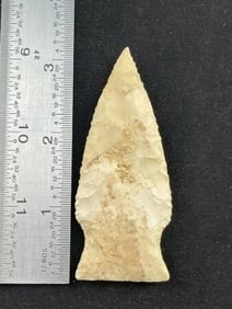 Side Notch Indian Artifact Arrowhead