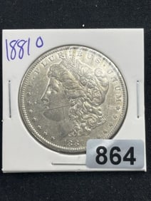 1881 O Morgan Silver Dollar Coin