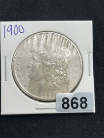1900 Morgan Silver Dollar Coin
