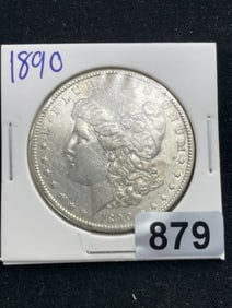 1890 Morgan Silver Dollar Coin