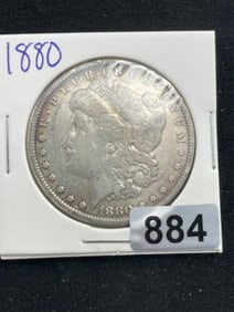 1880 Morgan Silver Dollar Coin