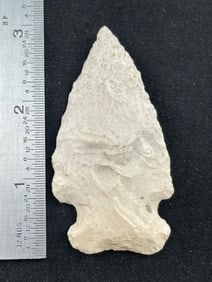 Side Notch Indian Artifact Arrowhead