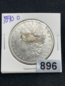 1890 O Morgan Silver Dollar Coin