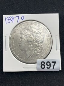 1897 O Morgan Silver Dollar Coin