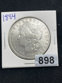 1884 Morgan Silver Dollar Coin