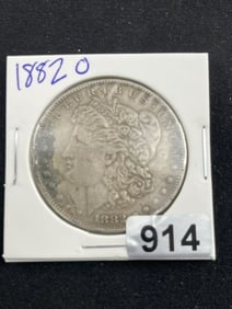 1882 O Morgan Silver Dollar Coin