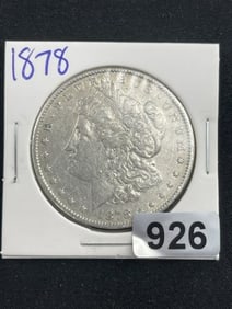 1878 Morgan Silver Dollar Coin