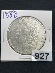 1888 Morgan Silver Dollar Coin