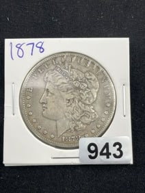 1878 Morgan Silver Dollar Coin