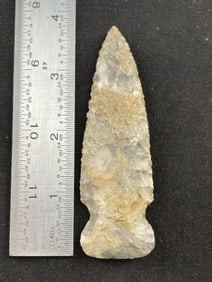 Side Notch Indian Artifact Arrowhead