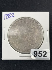 1882 Morgan Silver Dollar Coin