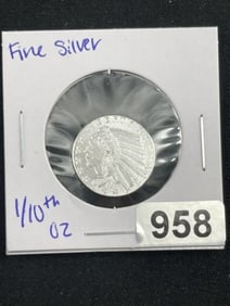 1/10th Fine Silver Coin