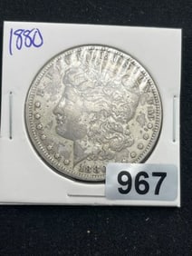 1880 Morgan Silver Dollar Coin