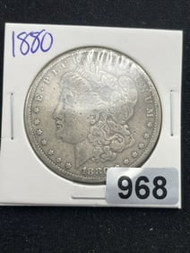 1880 Morgan Silver Dollar Coin