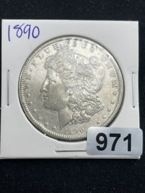 1890 Morgan Silver Dollar Coin