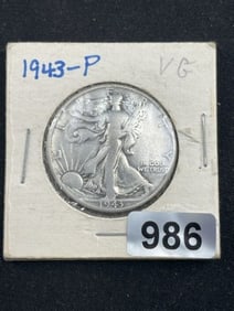 1943 Walking Liberty Half Dollar Coin